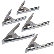 5X Spring Clamp 6'' Large Metal Market Stall Sheet Tarpaulin Cover Clip Grip
