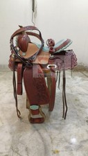 Western Leather  Barrel Horse