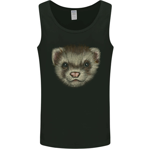 Ferret head mens vest - vest, tank