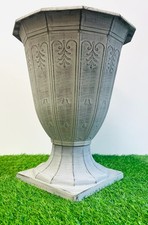 Large urn planter antique grey - large,