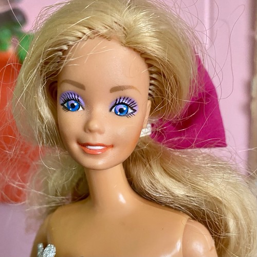 Peaches cream barbie doll - cream,