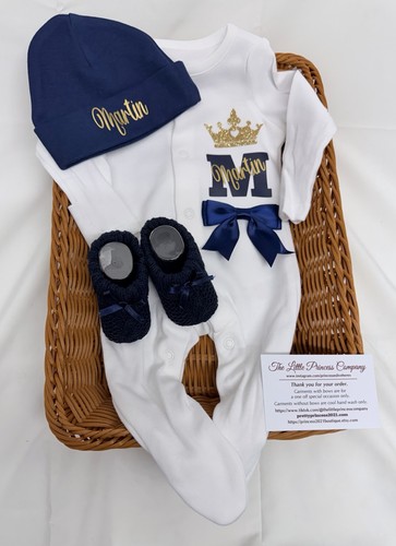 Newborn baby boy babygrow - boy,