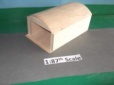 Large Wooden Model Farm Building 1:87th Scale Round Top Shed