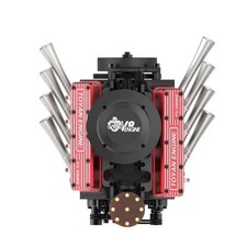 Toyan V8 FS-V800WGPC 28cc DIY 4 Stroke 8 Cylinder RC Gas Engine Kit