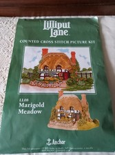 Anchor Lilliput Lane Marigold Meadow Cross Stitch Kit LL08 Cottage read see pics