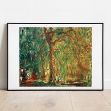 Art print poster Monet Weeping