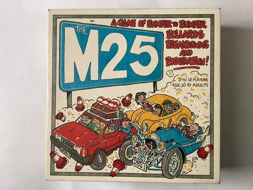 M25 motorway board - , by