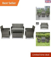 Comfortable 4-Seater Grey