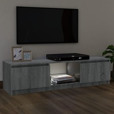 TV Cabinet with LED Lights, TV Stand, Media Entertainment Centre Unit vidaXL