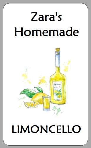 Limoncello stickers homemade - stickers,