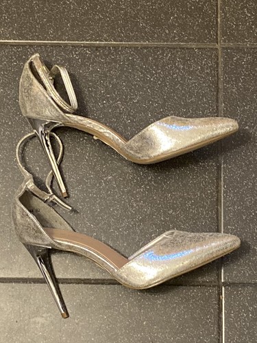 Silver party shoes stiletto - silver,