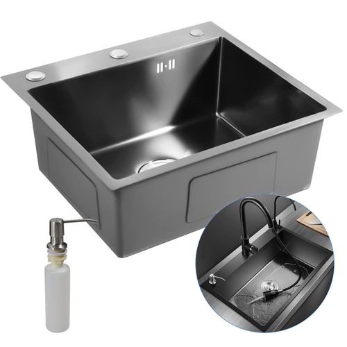 Matt black stainless steel - matt,