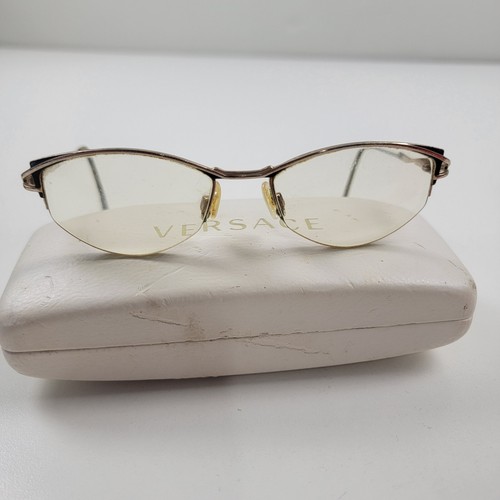 Vtg cazal gold metal funky - gold,