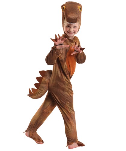 Kids brown rex dinosaur - brown,