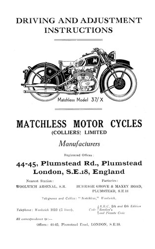1937 matchless - (0697),