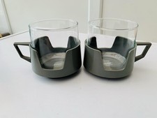 Vintage PYREX Drinkups Picnic Cups Retro Camper Tea Coffee Glasses 70s 80s Kitch