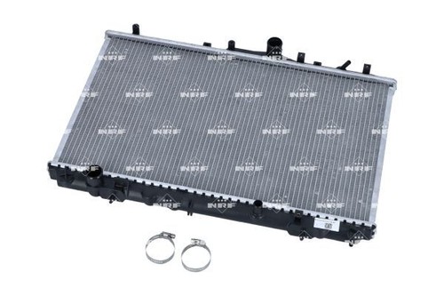 Engine cooling radiator with - engine,