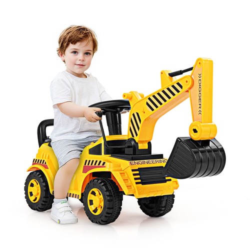Costway kids ride excavator - ride,