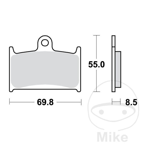 Trw sintered front - trw, brake