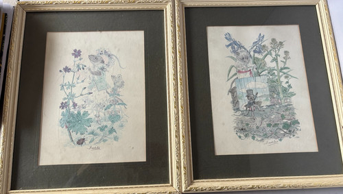 Pair beshlie framed - beshlie, prints