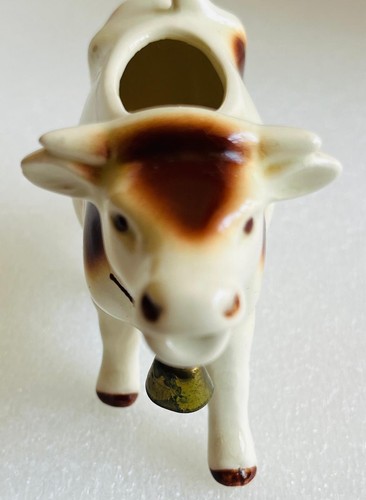 Vintage ceramic cow creamer - vintage,