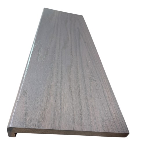 Grey solid oak staircase - solid,