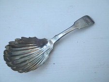 Dublin 1836 Sterling Silver Caddy Spoon By James Brady - Georgian Irish