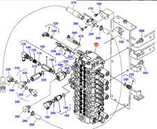 RD53861130 Hydraulic Valve Chest Fits Kubota "KX161-3A & U45-A" Series
