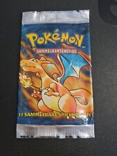 EMPTY GERMAN Base Set Unlimited WOTC Charizard Art Booster Pack 1999 ?