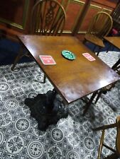 2 very HEAVY job lot Pub Bar tables used furniture dining restaurant cast iron 