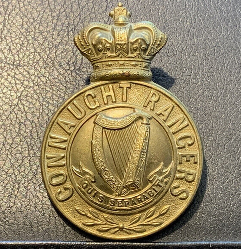 Connaught rangers cap badge - connaught,