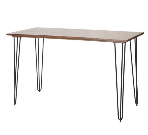 Modern walnut desk 120cm - desk,