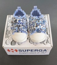 BNIB Superga Baby Girl Blue