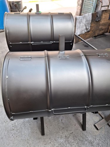 Charcoal drum smoker bbq - smoker,