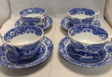 Spode Blue Italian Tea 4 Cup &
