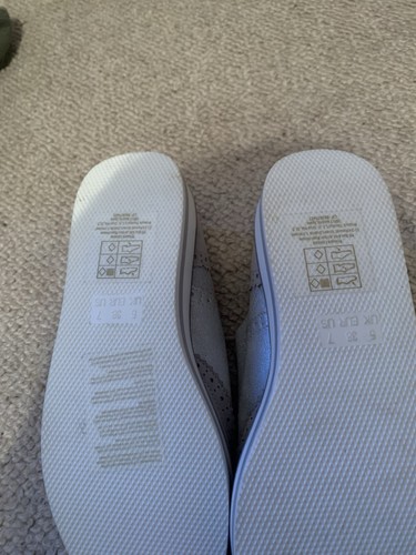 Silver and beige shoes - and, 5