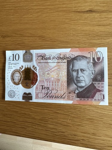 King charles pound - 10, £10