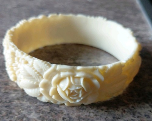 Vintage celluloid floral - vintage,