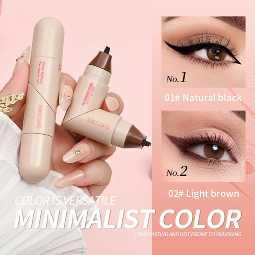 Double ended eye liner stamp - liner,