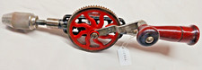 Millers-Falls Nice Vtg. No. 2 Woodworkers Hand Drill, Bits in Handle, 1931-1957