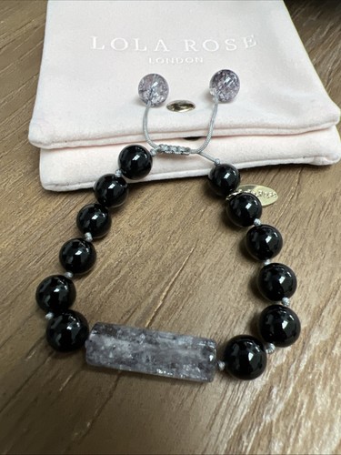 Genuine lola rose black agate - rose,