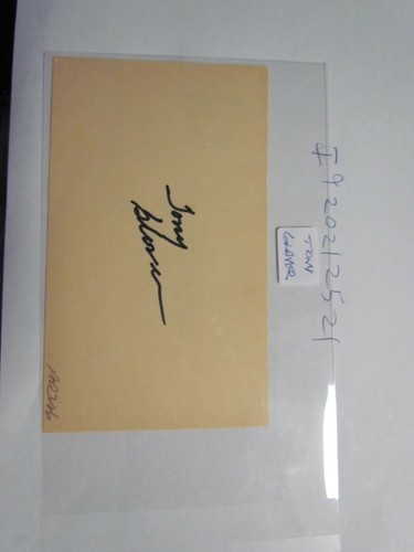 Tony glover signed postcard - postcard,
