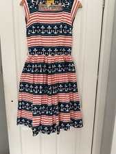 Bernie Dexter Sailor Dress, Size Small