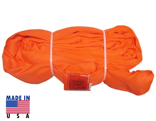 Usa orange endless round sling - round,