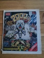 2000AD Prog 205 1981 - Judge Dredd, Strontium Dog back cover missing