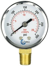 2" Pressure Gauge - Chrome