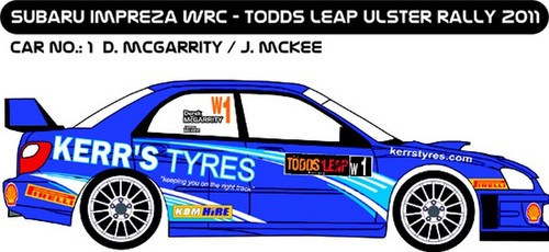 Decals subaru impreza wrc - 1/43,