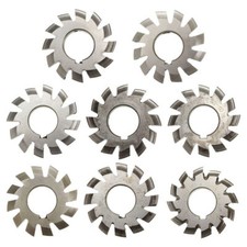 8pcs Involute Gear Cutters