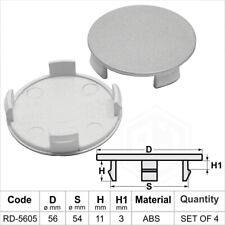 Alloy wheel center caps centre universal rim plastic 4x hub cap 54-56 mm no logo