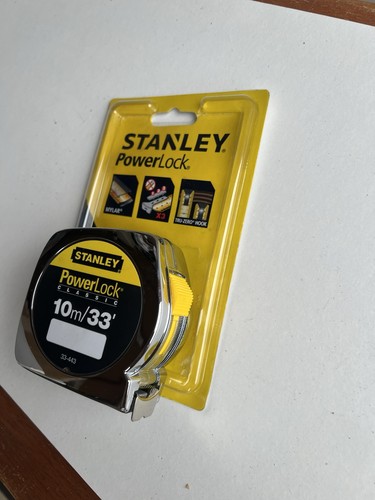 Stanley powerlock 10m tape - powerlock,